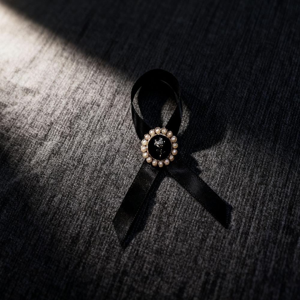 Melanoma Cancer Funeral Ribbon Badge Brooch Skin Cancer Funerals Memorial Pin Women Men