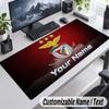 Custom Name Text Mouse Pad Benfica FC Personalized Desk Pad For Work And Gaming
