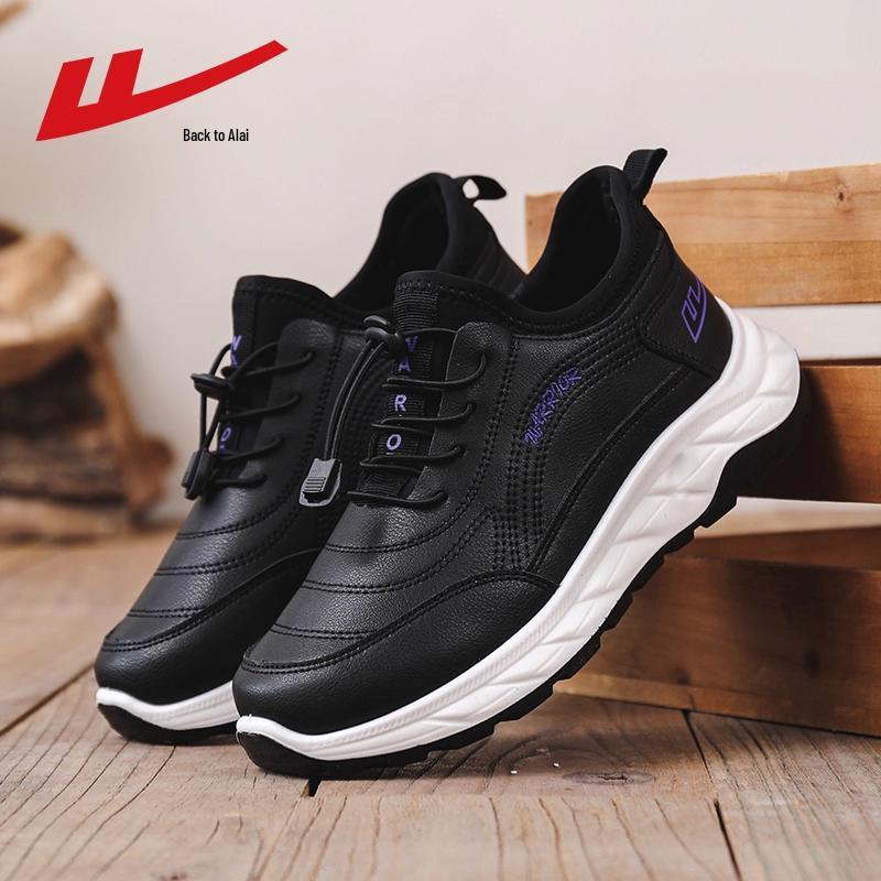 Huili Women s 2025 Cotton Boots: Plus Velvet, Waterproof Leather, Warm Snow Shoes for Winter 40