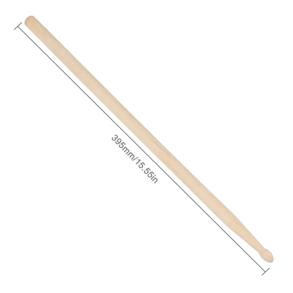 2 Pair 5A 7A Maple Wood Drumsticks for Jazz Drum / Dumb Drum Exercise