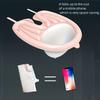 Portable Inflatable Shower Basin | Striped Vinyl Material, with Water Hose, for Elderly, Pregnant Women, and Disabled, Home and Hospital Use