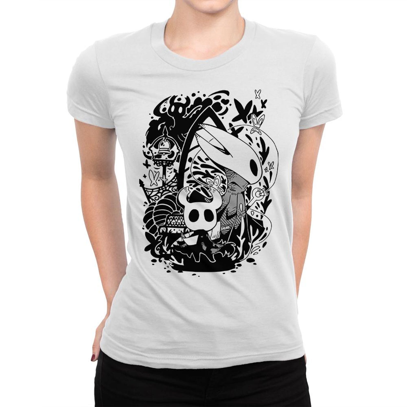 Hollow Knight Art T-Shirt, Men s Women s Sizes S