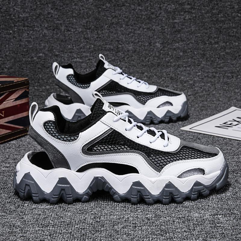 Men Sandals Beach Shoes Summer Outdoor Non-slip Breathable Mesh Beach Sandals Casual Shoes Fashion Shoes Plus Size Men Shoes