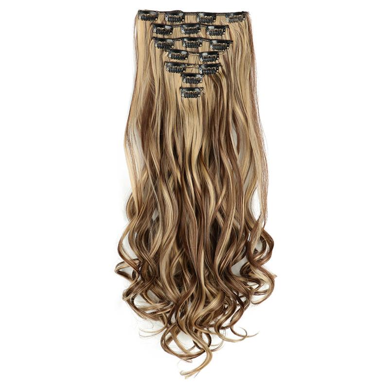 MERISIHAIR 6 Pieces/set of 24 Inch Wig Curly Hair 16 Hairpins, Wig Styling, Hairpin Synthetic Hairpin, Heat-resistant
