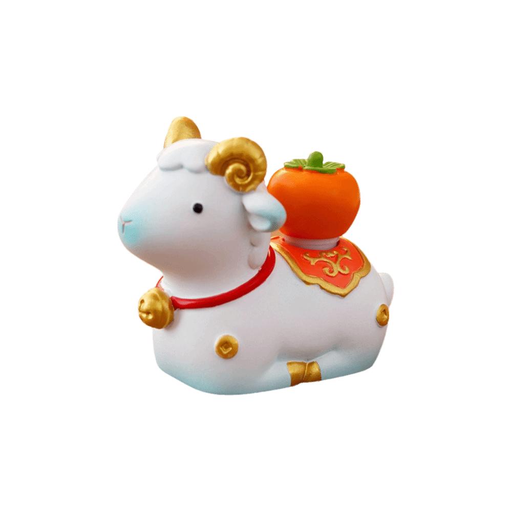 Year of the Sheep Zodiac Sheep Mascot Cute Creative Table Decor Festival Desktop Figurine Tabletop