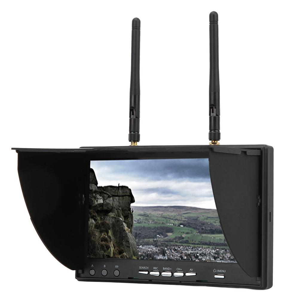 Pro FPV přijímačový monitor 5,8 GHz 40CH 7 palcová video obrazovka pro FPV Multicopte LCD5802D 100?240V USA