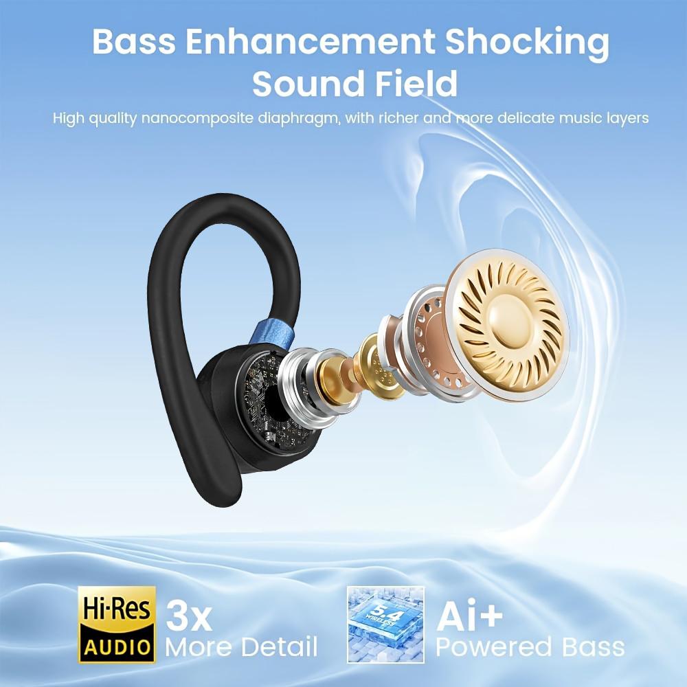 TWS K09 Wireless Bluetooth Earbuds Dual Ear Digital Display In-Ear Headphones Business Sports Noise Reduction Bluetooth Earbuds