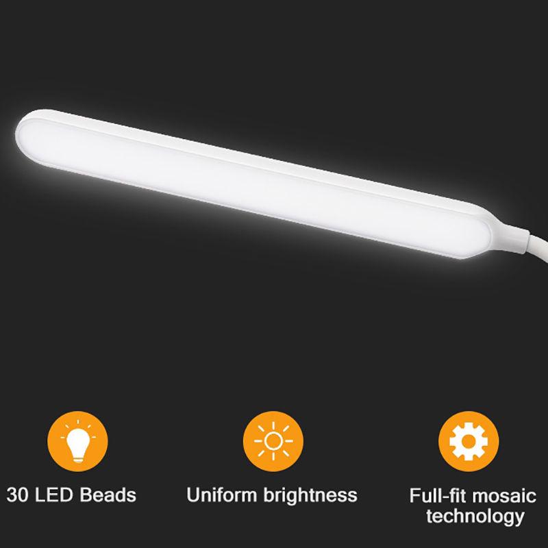 Masa Lambası Dokunmatik Masa Lambaları Oturma Odası İçin Esnek Boyunlu Masaüstü Katlanabilir Dim Edilebilir Göz Koruması Çalışma Lambası Led Işık