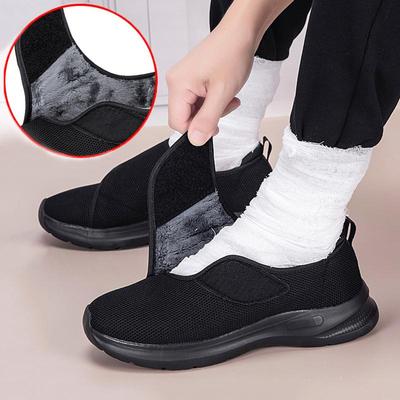 Winter Damen Orthopädie Breite Füße Geschwollen Gehen Freizeit Schuhe Zehenabweichung Anpassen Weich Bequem Diabetiker Herrenschuhe