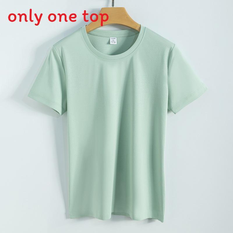Silk Cotton T Shirt For Women Summer Breathable Casual Relaxed Fit Plain Style