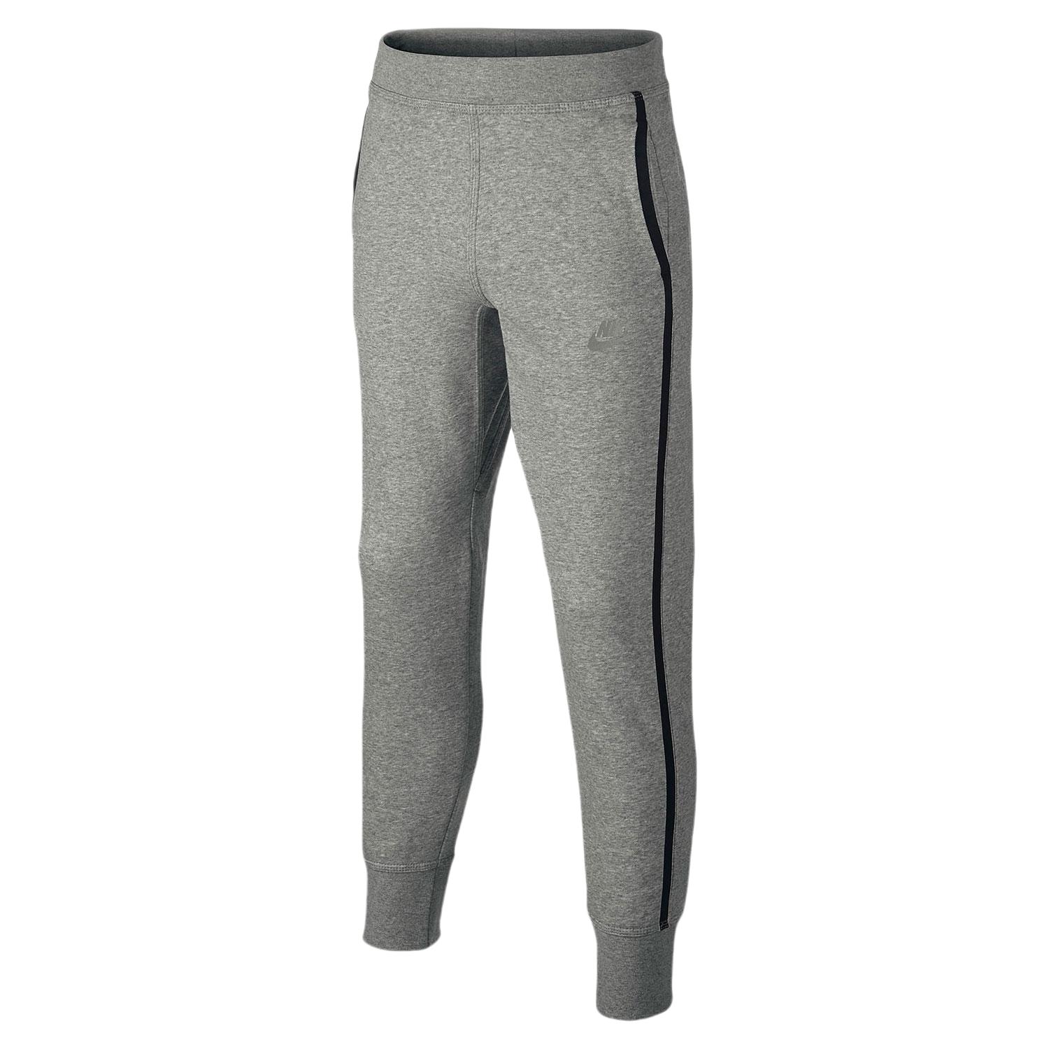 Nike Knitted Sports Pants Simple Casual Tapered Kids bottoms Gray 679154-063 M