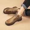 Fashion Outdoor Autumn Winter Men’s Ankle Boots Comfort Walk Sneakers Daily Commute Casual Shoes Fashion Genuine Leather Cowhide Boots