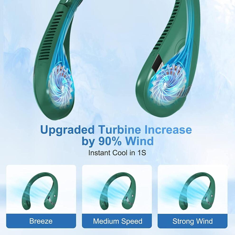 Bincy 3-Speed Built in Rechargeable Battery Personal Neck Fan