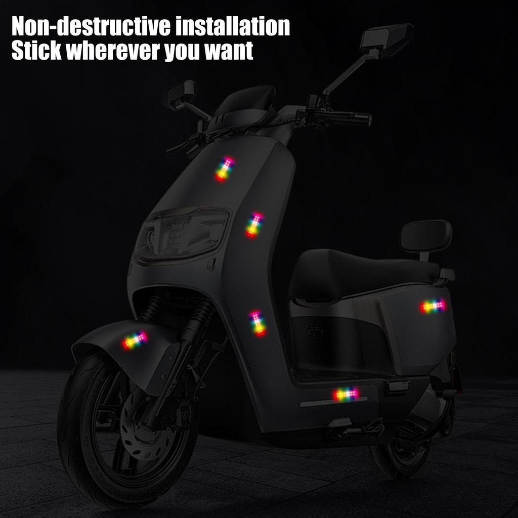 Flashing Lights For Car 7-Color LED Lighting LED Solar Strobe Light For Family Friends Enthusiast Trucks Car Automotive Vehicle