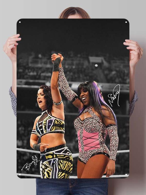 Bayley Alexa Bliss Metal Signs Wrestler Posters Room Decor Items Aesthetic Decoration Living Room Vintage Metal Plate Wall Art