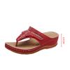 Women Flat Casual Beach Sandals Summer Ladies Flip Flops Wedge Heel Slippers Sandals Casual Flip Zapatos Mujer 2026 Tendencia
