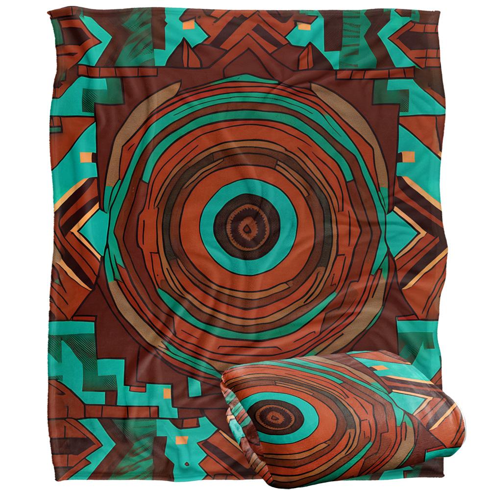 JQ Licensing James Piazza 2 Silky Aztec Supersoft Blanket