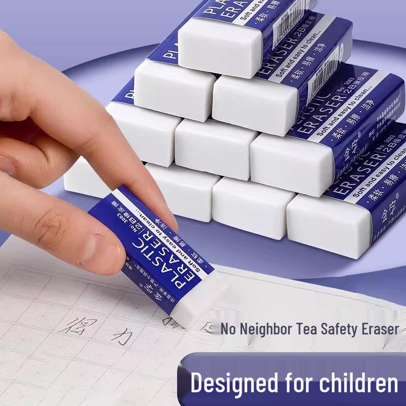 Crumbless Cute Eraser for Kids, Safe & Mark-Free for 2B Pencils