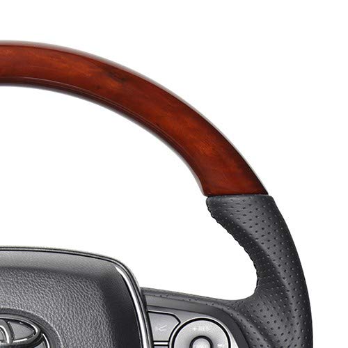 REAL Steering Wheel [Harrier (80 Series)] Brown Wood