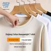 JEANSWEST LIFE Men's Heavyweight Pure Cotton Long Sleeve T-Shirt
