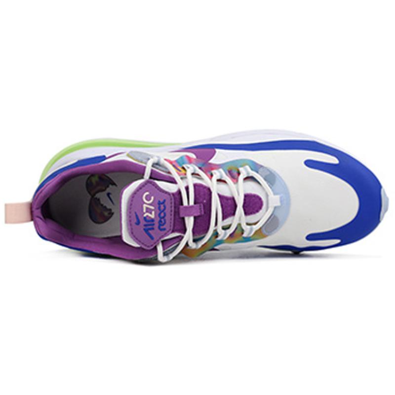 Nike Air Max 270 React White Berry Royal Sneakers Casual Shoes CW0630-100