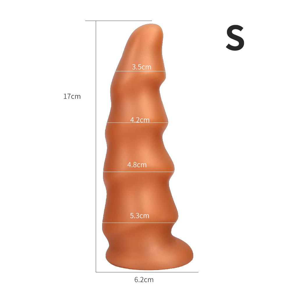 Silikon-Analplug-Masturbator für Männer, großer Dildo, weicher Anal-Expander, Sexspielzeug, Fiasting, realistischer Penis, Sklave, BDSM