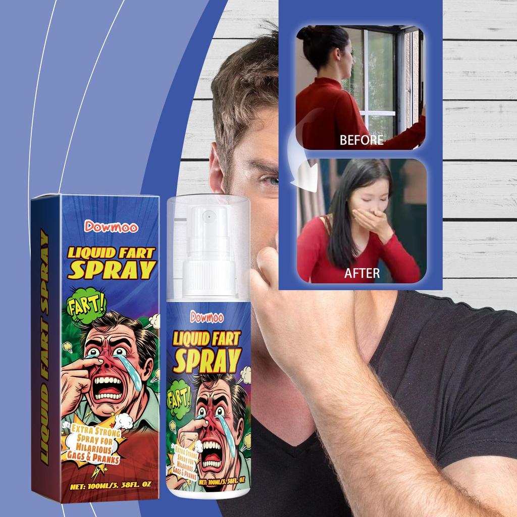 Joke Fart Spray for April Fool’s Day Pranks and Entertainment – Portable, Concentrated Liquid Fart