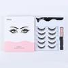 Magnetic Eyelash Set: 3 Pairs with Applicator & Eyeliner, Plus 5 Pairs of Comfortable Multi-Layer False Eyelashes