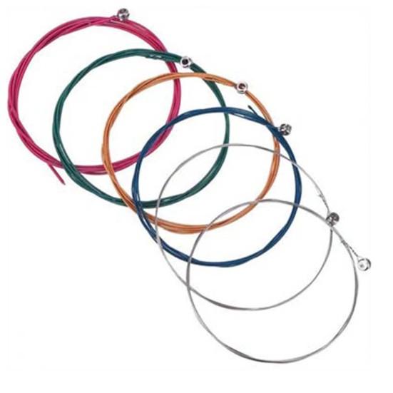 6Pcs Anti-rust Acoustic Folk Guitar Strings Set Music Instrument Accessories