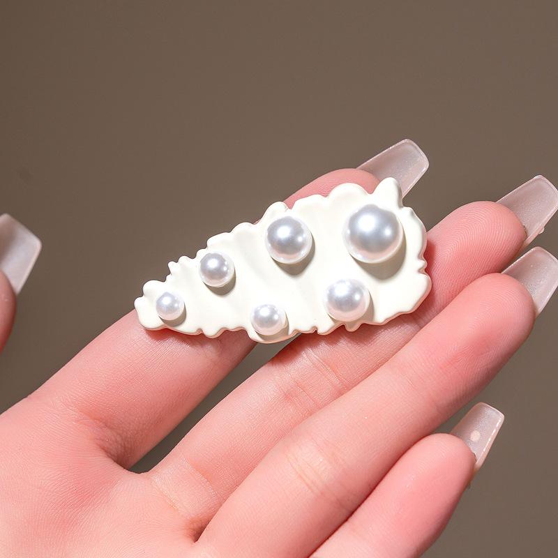 Elegant 2025 Korean Bow Pearl Rhinestone Hair Clip - Internet Celebrity Style