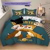 3pcs Chip 'n' Dale Masters of Disaster Print Bedding Set (1 Cover + 2 Pillowcases, Without Inserts)