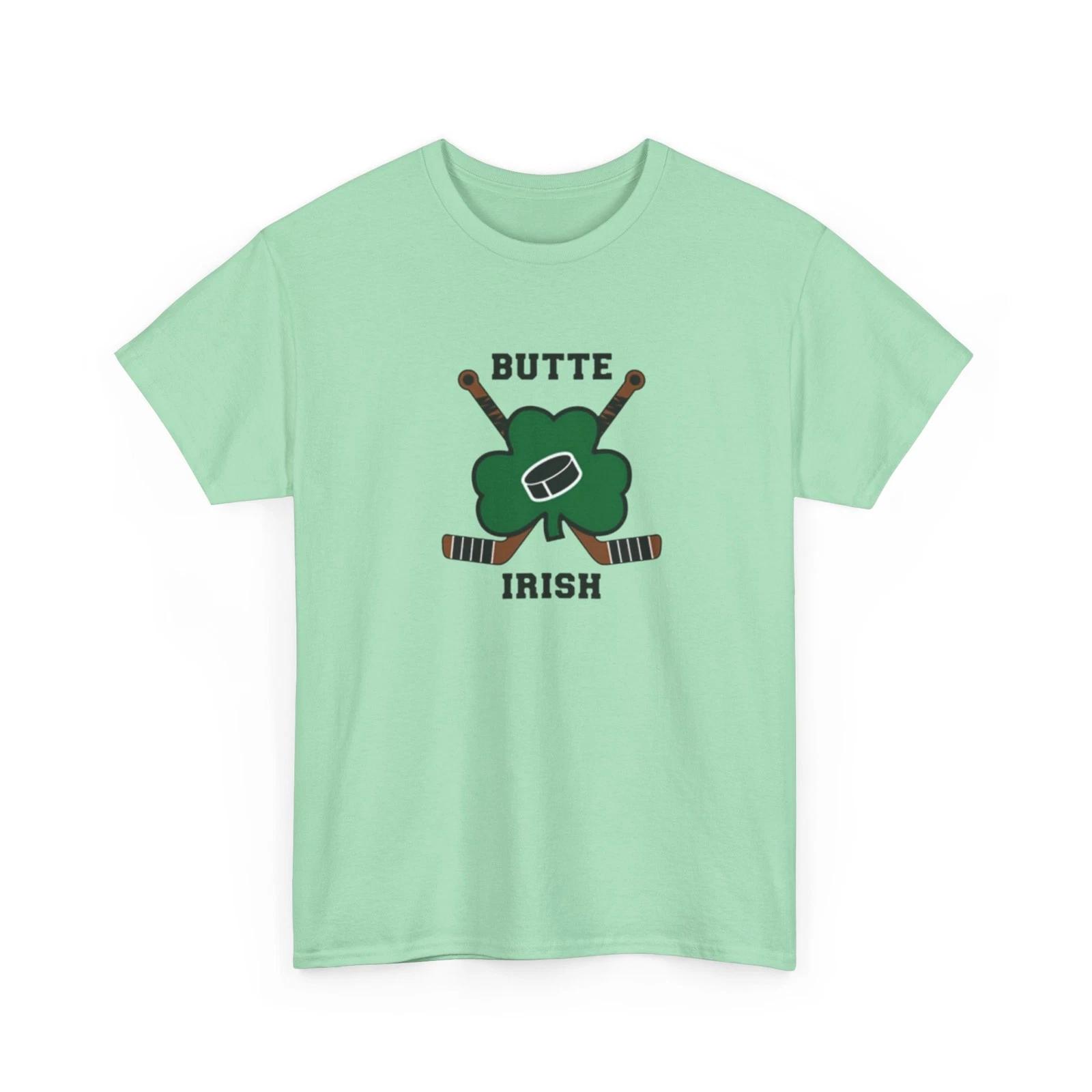 Defunct Hockey Team Butte Irish Printed T shirt Vintage Sports Collectible 3XL