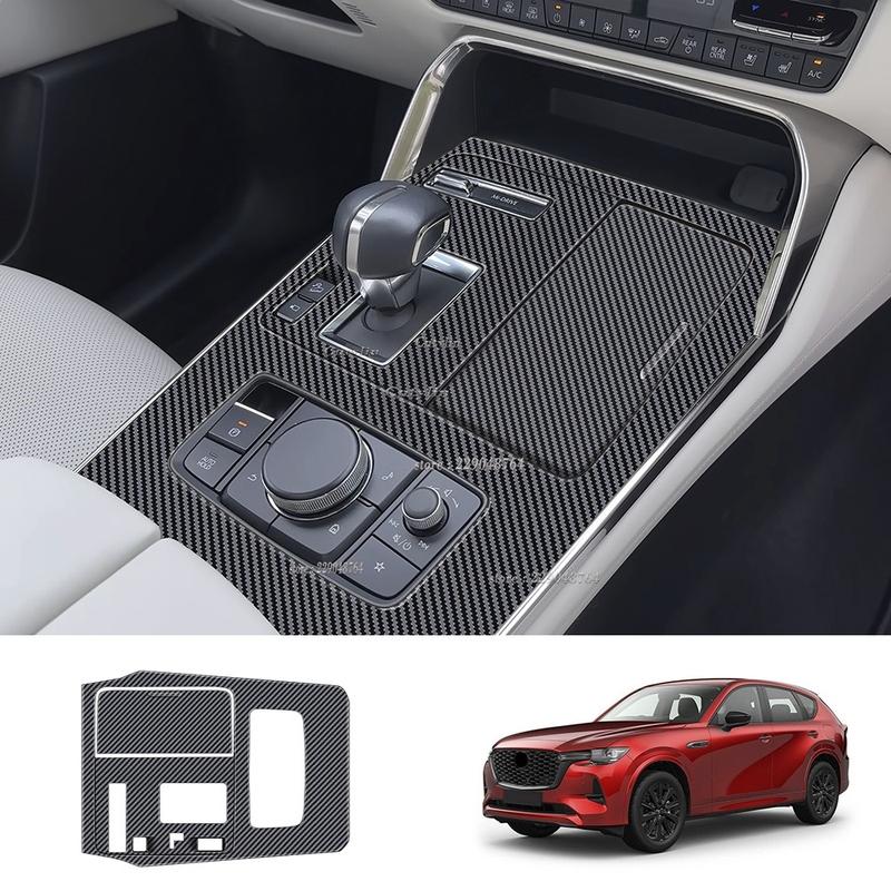 LHD para Mazda CX-60 CX60 CX 60 -2024 Cubierta del Marco del Panel de Palanca de Cambios de la Caja de Cambios Interior Accesorios Interiores Decoración