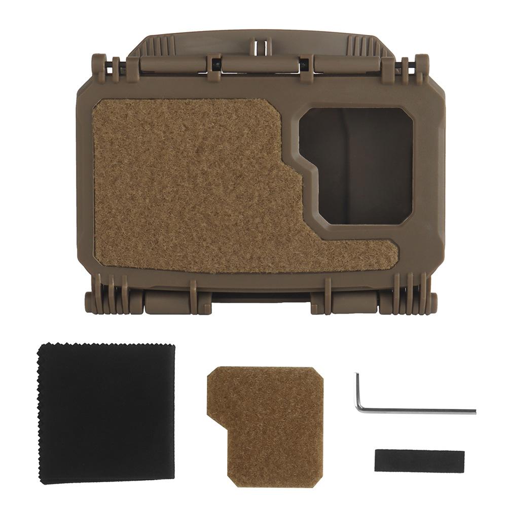 Tactical MOLLE Mobile Phone Box Navigation Board Quick Release Airsoft Vest Carry Outdoor Hunting Wargame Instant Equipment Box