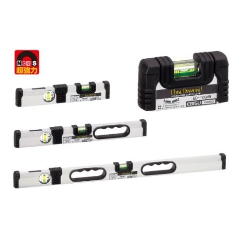 Ebisu Magnetic G Level for Civil Engineering, Silver, 300mm, ED-30GMN