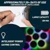 1/2PCS Universal LED Car Cup Holder Light Car Coasters Bottle Atmosphere Light Mats 3 Modes 7 Colors Cup Holder Pad