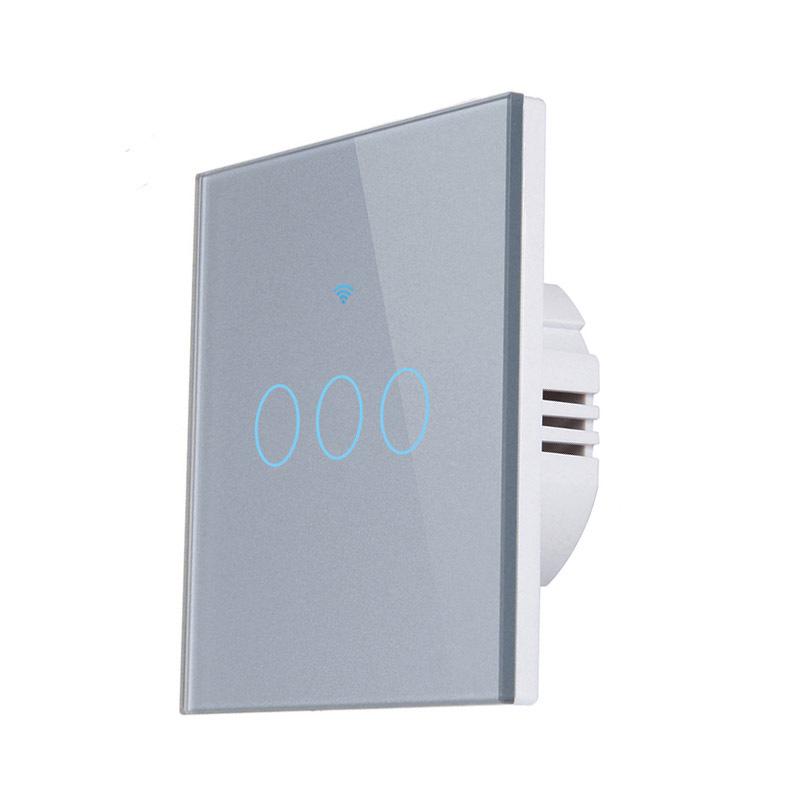Matter European Standard Smart WiFi Touch Switch (Live/Neutral or Single Live Wire) with Alexa & HomeKit Compatibility.