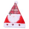 Sequined Christmas Party Santa Hat for Children Adult Pointed Caps Family Gathering Santa Hat Festival Props Headpiece