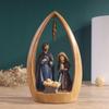 Nativity Scene Sculpture, Home Decor for Bedrooms, Living Rooms, Studies and Entryways, Religious Art Collectible