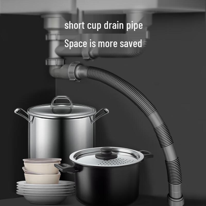 ARROW Kitchen Sink Double Basin Drain Pipe Kit