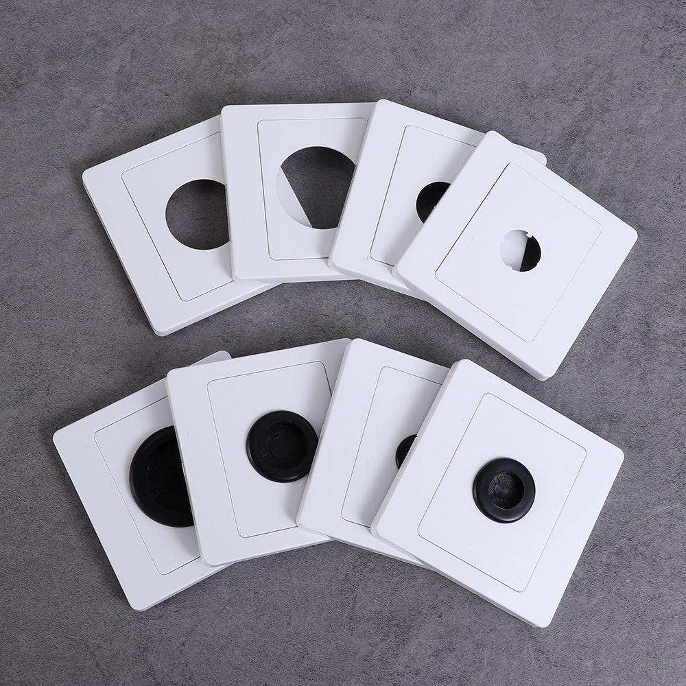Storage 86Type With Outlet Hole Cable Cover Cable Socket Panel Wall Blank Panel Decorative Cover