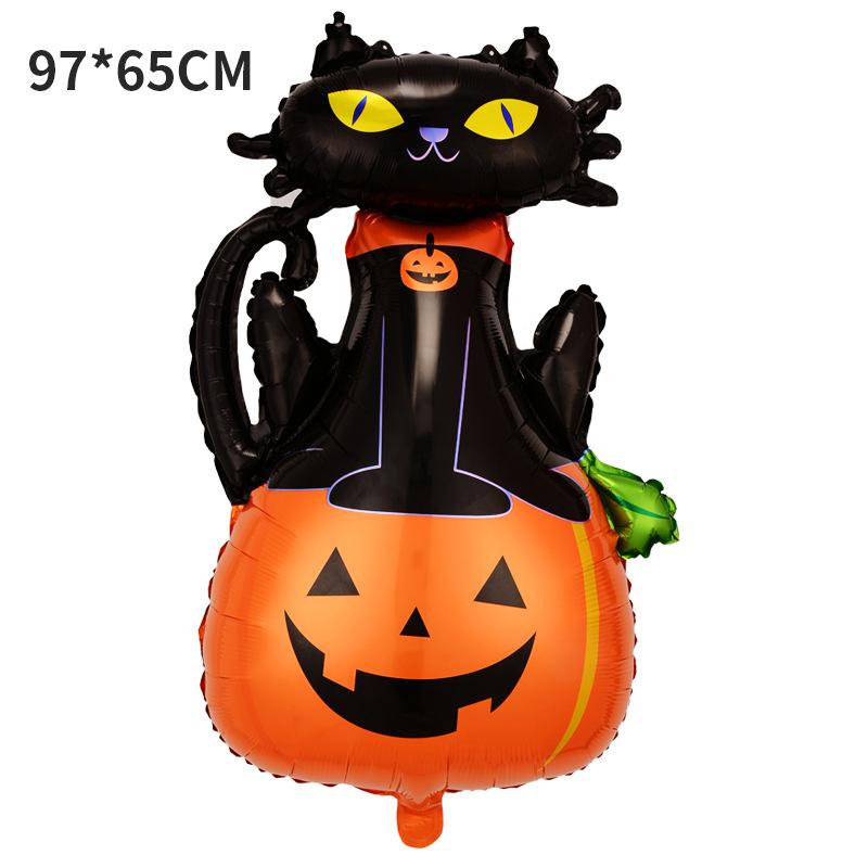 Halloween Party Aluminum Film Balloon Happy Halloween Happyhalloween Atmosphere Arrangement Alien