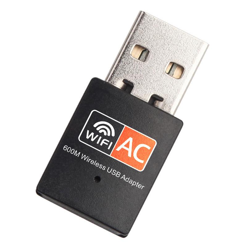 600Mbps USB WiFi Adapter Mini Wireless Network Card AC Dual Band 2.4G / 5G USB Wifi Receiver