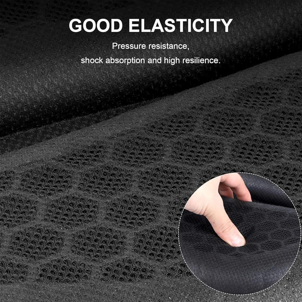 Gel Air Seat Cushion | 3D Honeycomb Gel Structure | Universal Fit | Detachable Cover | Ideal for Bike, Office, Car & Home | Lumbar Support
