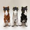 3D Printed Horse Ornament Simulation Pony Fidget Toy with Movable Joints Articulated Animal Model Educational Toy Home Office Decoration