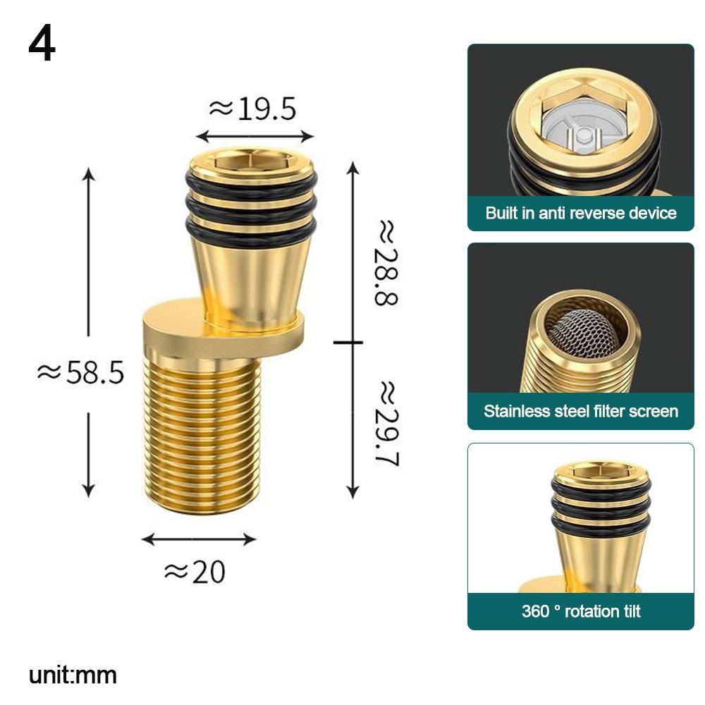 Copper Angled Curved Foot Lengthened Angle Adjustment Eccentric Screw Corner Wall Mounted Thickened Shower Faucet Adapter