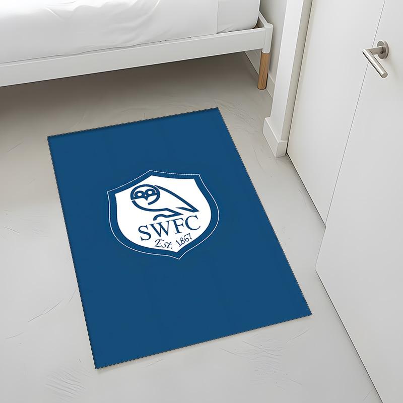 Sheffield Wednesday Football Club (5) Rug Suitable For Living Rooms Bedrooms Computer Rooms Dining Areas And Placement Under Tables And Chairs Also An