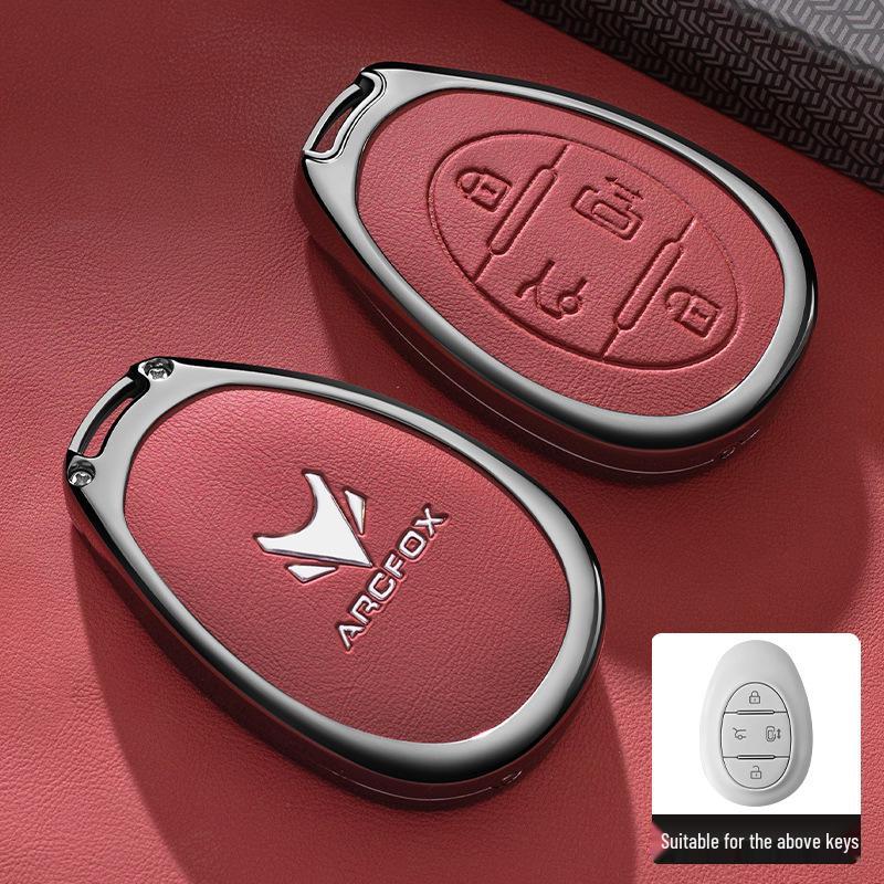 

BAIC ARCFOX Key Case for T6, S6, New Alpha, T5/S5: Premium Car Key Shell OPP Bag