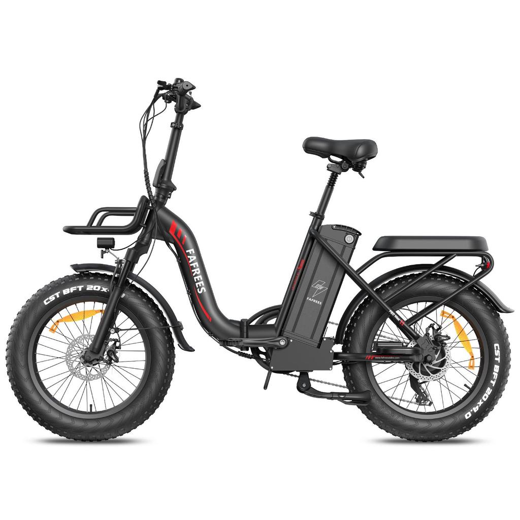 FAFREES F20 Max Elektrofahrrad 500W 48V 30Ah Fat Tire E-Bike 110-150km Reichweite Tiefeinstieg Faltbares E-Bike für Erwachsene Urban/Off-Road Pendeln