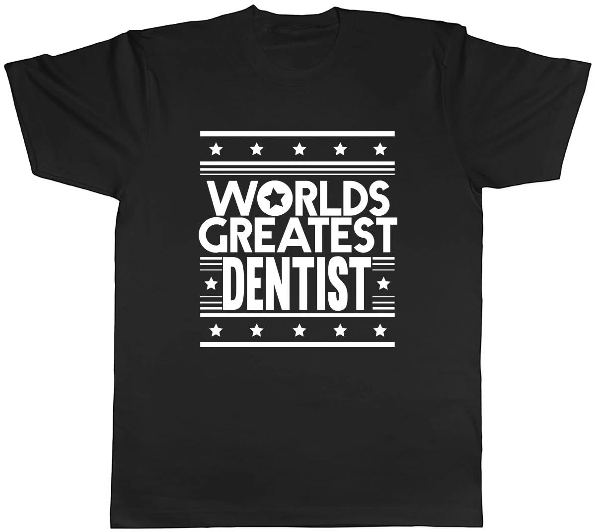 Worlds Greatest Dentist Mens Unisex T-Shirt Tee L
